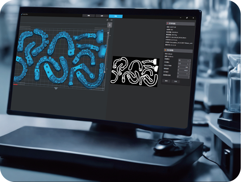 EZPRINT-F1 vysokorýchlostná dentálna 3D tlač