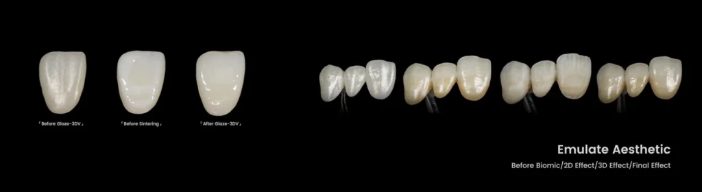 Dentálny stain glaze systém Biomic